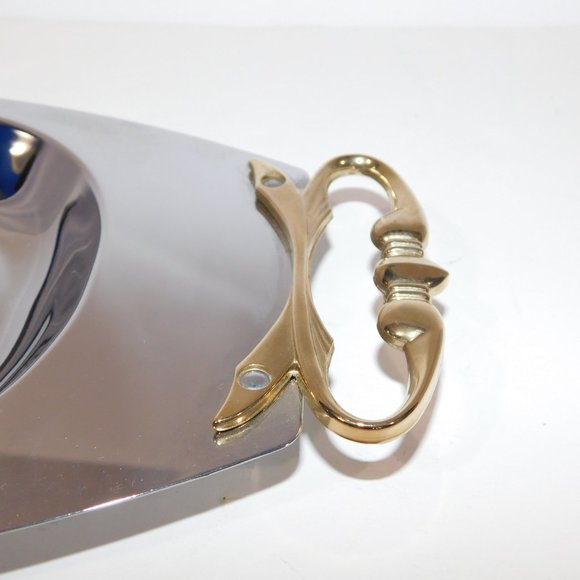 Vintage Kromex 14.5" Chrome Serving Tray - Picture 2 of 6